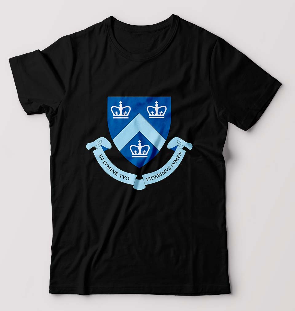 Columbia University T-Shirt for Men-Black-Ektarfa.online