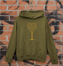 Load image into Gallery viewer, GOT Game Of Thrones Wine In The Belly Unisex Hoodie for Men/Women-S(40 Inches)-Olive Green-Ektarfa.online
