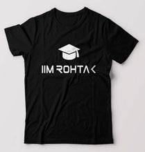 Load image into Gallery viewer, IIM Rohtak T-Shirt for Men-Black-Ektarfa.online
