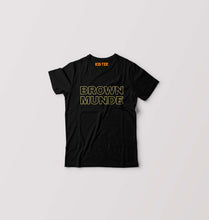 Load image into Gallery viewer, BROWN MUNDE Kids T-Shirt for Boy/Girl-Black-Ektarfa.online
