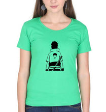 Load image into Gallery viewer, Sasuke Uchiha T-Shirt for Women-XS(32 Inches)-Flag Green-Ektarfa.online
