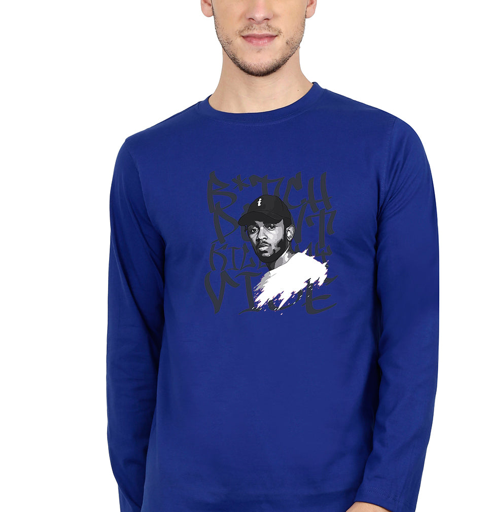 Kendrick Lamar Lamar Full Sleeves T-Shirt for Men-Royal Blue-Ektarfa.online