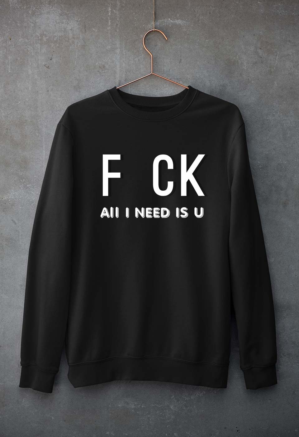 Naughty Offensive Unisex Sweatshirt for Men/Women-Black-Ektarfa.online