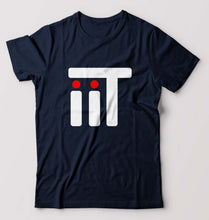 Load image into Gallery viewer, IIT T-Shirt for Men-S(38 Inches)-Navy Blue-Ektarfa.online
