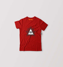 Load image into Gallery viewer, Eye Pyramid Kids T-Shirt for Boy/Girl-0-1 Year(20 Inches)-Red-Ektarfa.online
