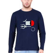 Load image into Gallery viewer, Mahakal Mahadev Bholenath Shiva Shivji T Full Sleeves T-Shirt for Men-Navy Blue-Ektarfa.online
