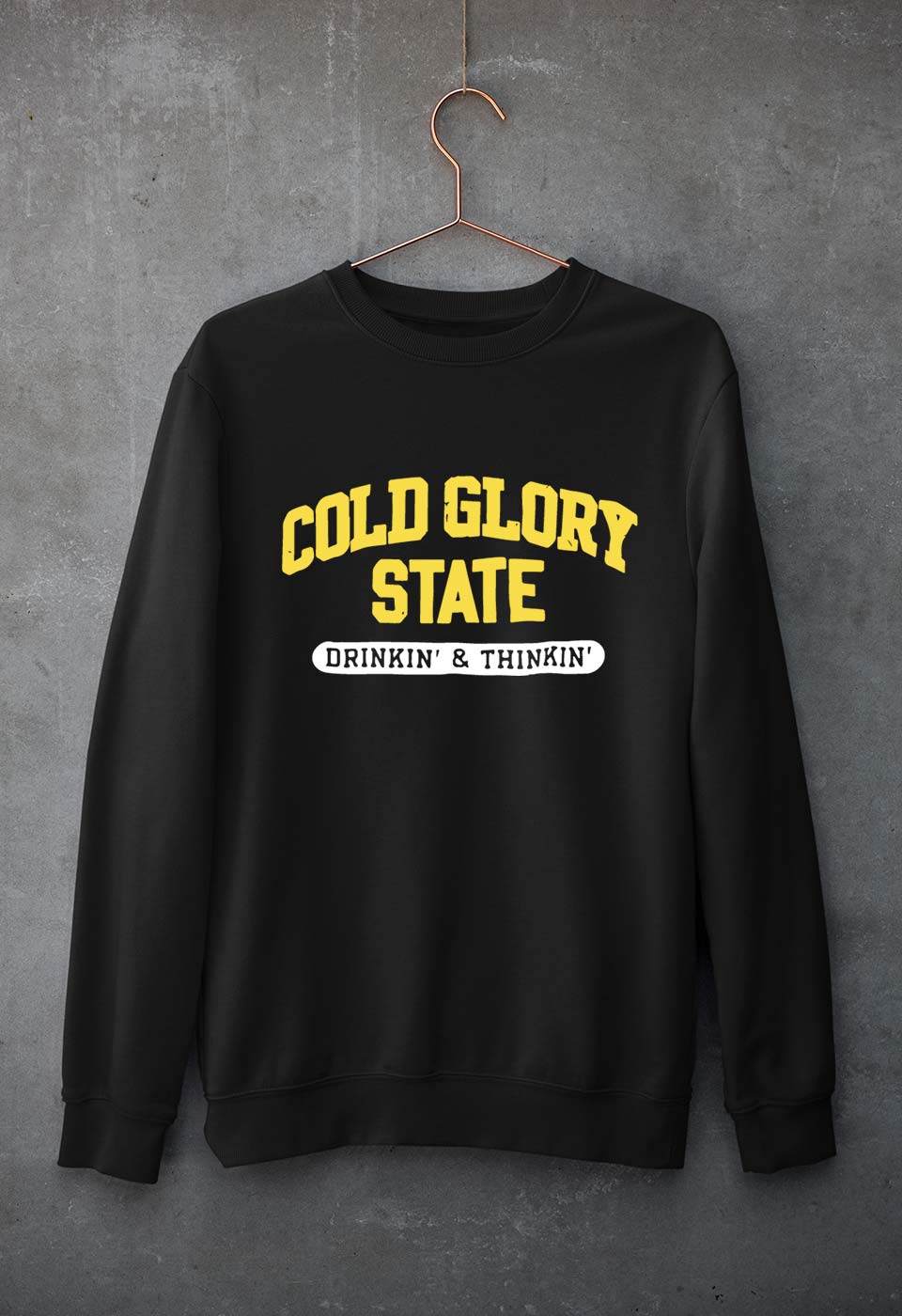 Varsity Cold Glory Unisex Sweatshirt for Men/Women-Black-Ektarfa.online