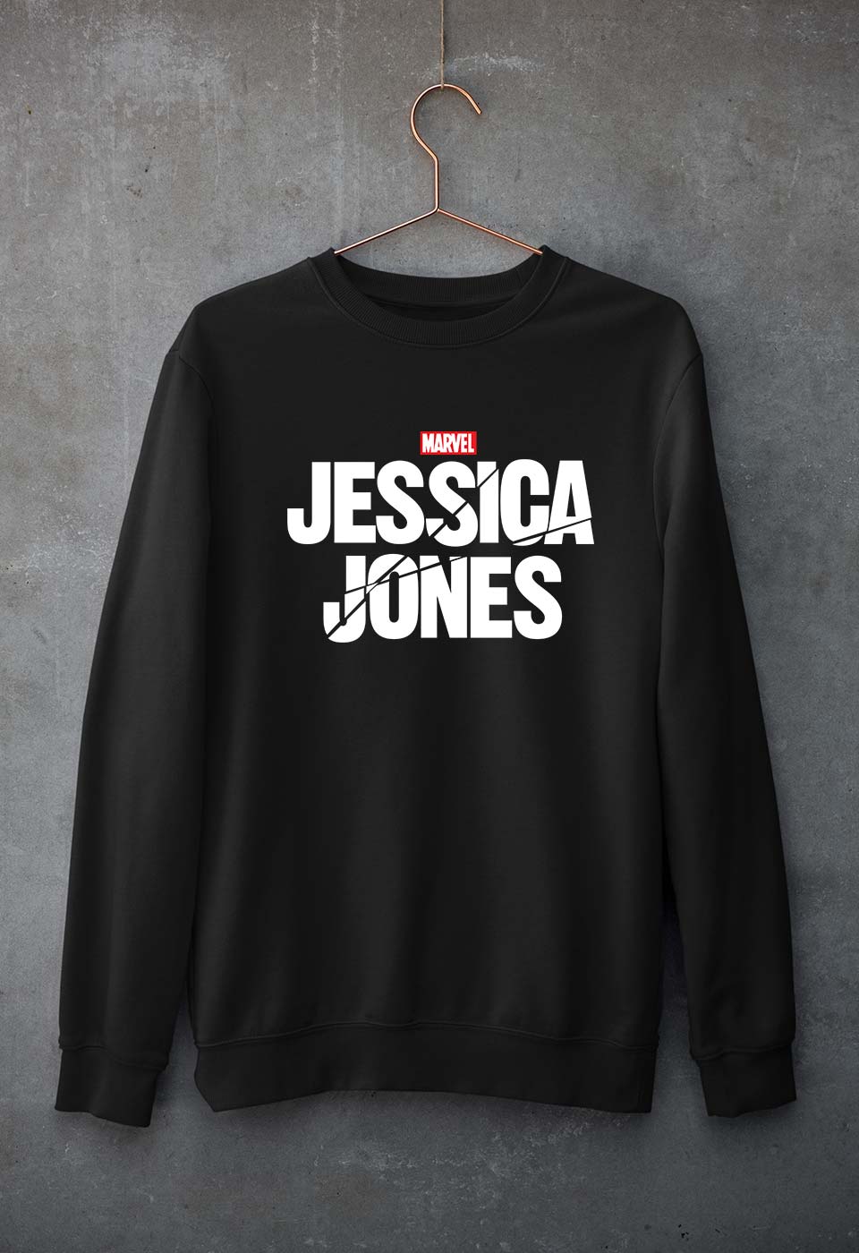 Jessica Jones Unisex Sweatshirt for Men/Women-Black-Ektarfa.online