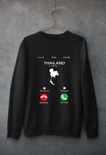 Load image into Gallery viewer, Thailand Calling Unisex Sweatshirt for Men/Women-Black-Ektarfa.online
