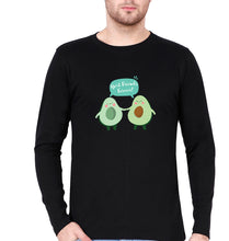 Load image into Gallery viewer, Avocado BFF Full Sleeves T-Shirt for Men-Black-Ektarfa.online
