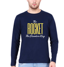 Load image into Gallery viewer, Rocket Snooker King Full Sleeves T-Shirt for Men-Navy Blue-Ektarfa.online
