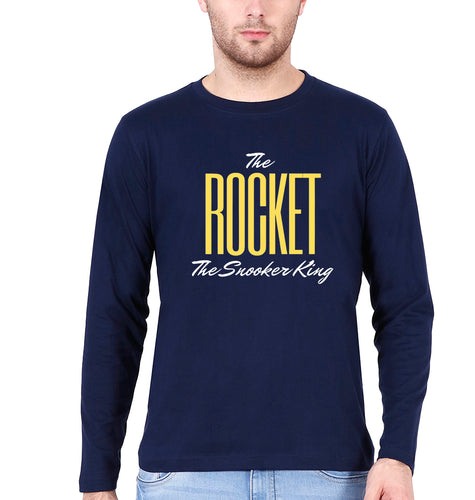 Rocket Snooker King Full Sleeves T-Shirt for Men-Navy Blue-Ektarfa.online