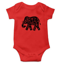 Load image into Gallery viewer, Elephant Kids Romper For Baby Boy/Girl-0-5 Months(18 Inches)-RED-Ektarfa.online
