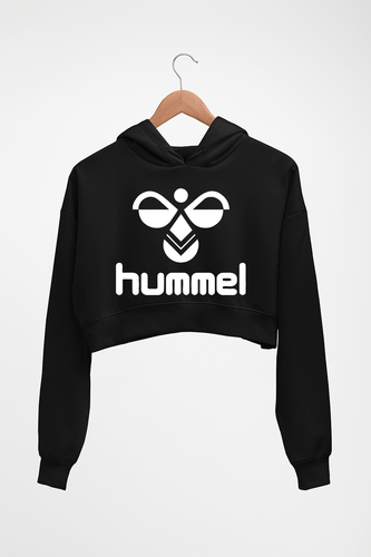 Hummel Crop HOODIE FOR WOMEN-Black-Ektarfa.online