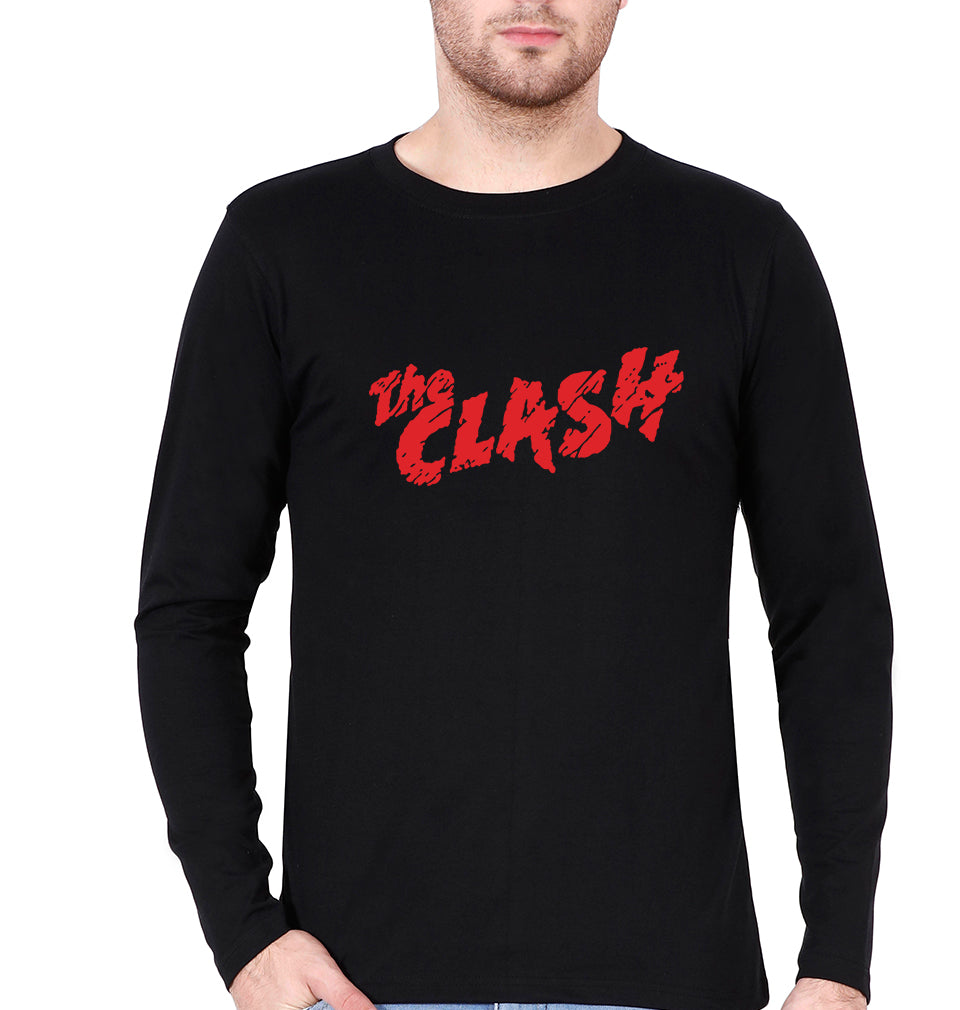 The Clash Full Sleeves T-Shirt for Men-Black-Ektarfa.online