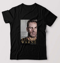 Load image into Gallery viewer, Shane Warne T-Shirt for Men-S(38 Inches)-Black-Ektarfa.online
