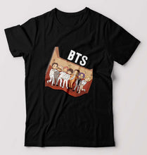 Load image into Gallery viewer, BTS Kpop T-Shirt for Men-Black-Ektarfa.online
