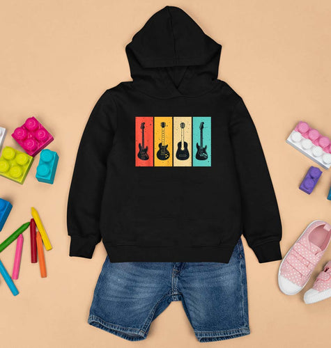 Guitar Kids Hoodie for Boy/Girl-Black-Ektarfa.online