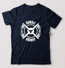 Load image into Gallery viewer, Humble Hungry Gym T-Shirt for Men-Navy Blue-Ektarfa.online
