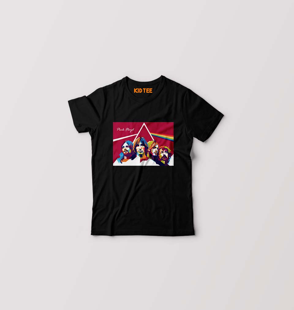 Pink Floyd Kids T-Shirt for Boy/Girl-Black-Ektarfa.online