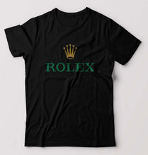 Load image into Gallery viewer, Rolex T-Shirt for Men-S(38 Inches)-Black-Ektarfa.online
