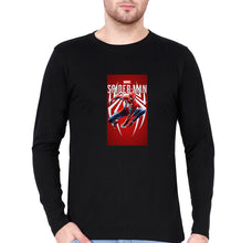 Load image into Gallery viewer, Spider Man Superhero Full Sleeves T-Shirt for Men-Black-Ektarfa.online
