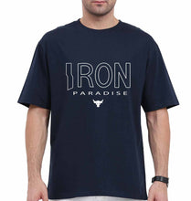 Load image into Gallery viewer, Iron Paradise Oversized T-Shirt for Men-Navy Blue-Ektarfa.online
