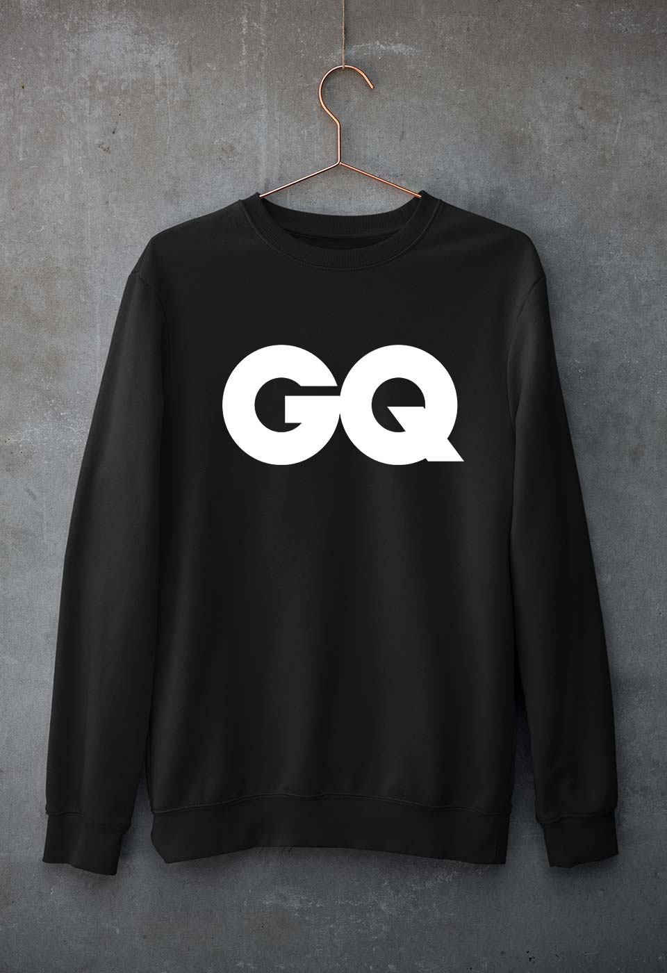 GQ Magazine Unisex Sweatshirt for Men/Women-Black-Ektarfa.online