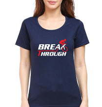 Load image into Gallery viewer, Cycling T-Shirt for Women-Navy Blue-Ektarfa.online
