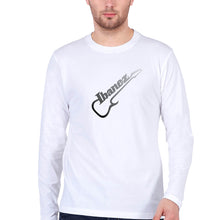 Load image into Gallery viewer, Ibanez Guitar Full Sleeves T-Shirt for Men-White-Ektarfa.online
