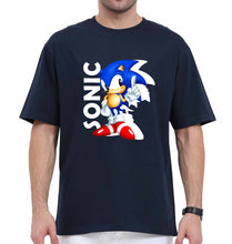 Load image into Gallery viewer, Sonic Oversized T-Shirt for Men-Navy Blue-Ektarfa.online
