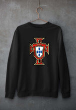 Load image into Gallery viewer, Portugal Football Unisex Sweatshirt for Men/Women-S(40 Inches)-Black-Ektarfa.online
