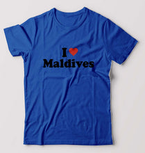 Load image into Gallery viewer, I Love Maldives T-Shirt for Men-Royal Blue-Ektarfa.online
