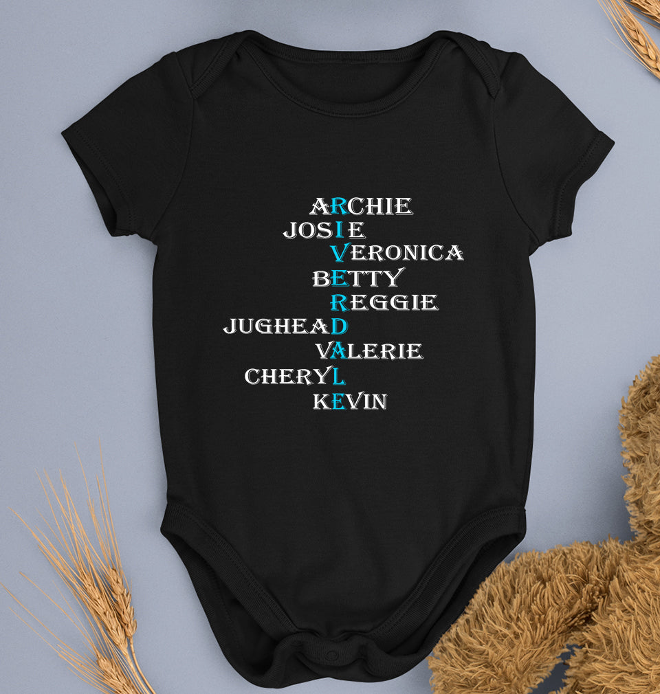 Riverdale Kids Romper For Baby Boy/Girl-Black-Ektarfa.online