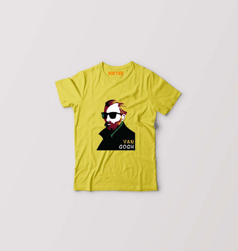 Vincent van Gogh Kids T-Shirt for Boy/Girl-Yellow-Ektarfa.online