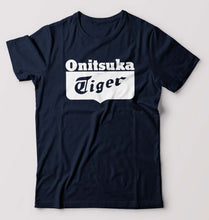 Load image into Gallery viewer, Onitsuka Tiger T-Shirt for Men-S(38 Inches)-Navy Blue-Ektarfa.online
