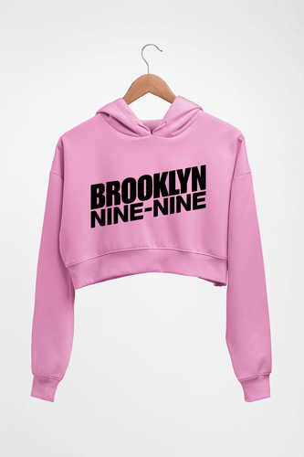 Brooklyn Nine-Nine Crop HOODIE FOR WOMEN-Light Baby Pink-Ektarfa.online