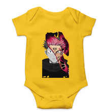 Load image into Gallery viewer, Sukuna Anime Kids Romper For Baby Boy/Girl-0-5 Months(18 Inches)-Yellow-Ektarfa.online
