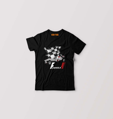 Formula 1(F1) Kids T-Shirt for Boy/Girl-0-1 Year(20 Inches)-Black-Ektarfa.online