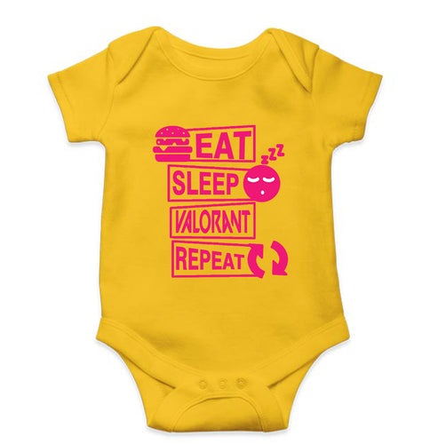 Valorant Kids Romper For Baby Boy/Girl-Yellow-Ektarfa.online