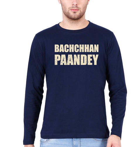 Bachchan Pandey Full Sleeves T-Shirt for Men-Navy Blue-Ektarfa.online