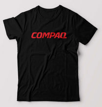 Load image into Gallery viewer, Compaq T-Shirt for Men-S(38 Inches)-Black-Ektarfa.online
