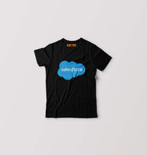 Load image into Gallery viewer, Salesforce Kids T-Shirt for Boy/Girl-0-1 Year(20 Inches)-Black-Ektarfa.online
