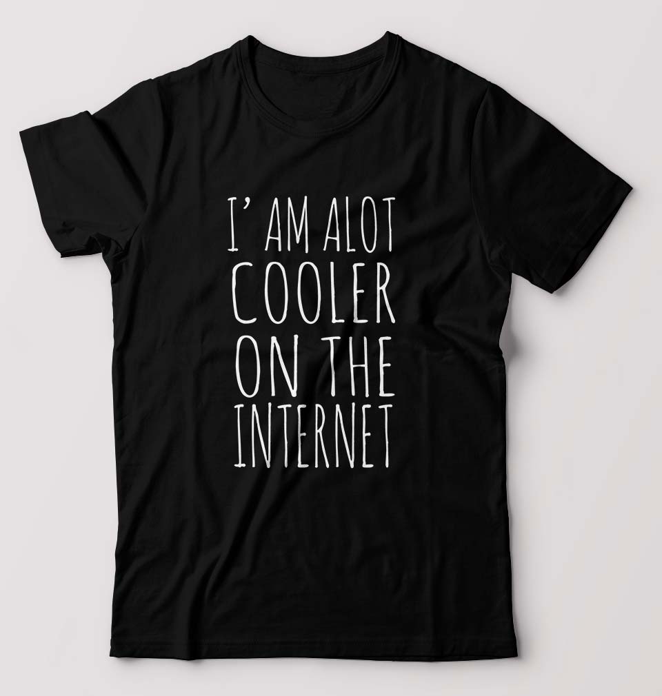 Internet T-Shirt for Men-Black-Ektarfa.online