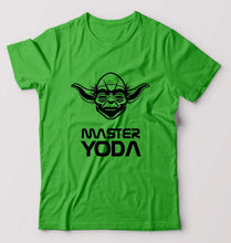 Load image into Gallery viewer, Yoda Star Wars T-Shirt for Men-S(38 Inches)-flag green-Ektarfa.online
