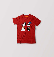 Load image into Gallery viewer, Penguins of Madagascar Kids T-Shirt for Boy/Girl-Red-Ektarfa.online
