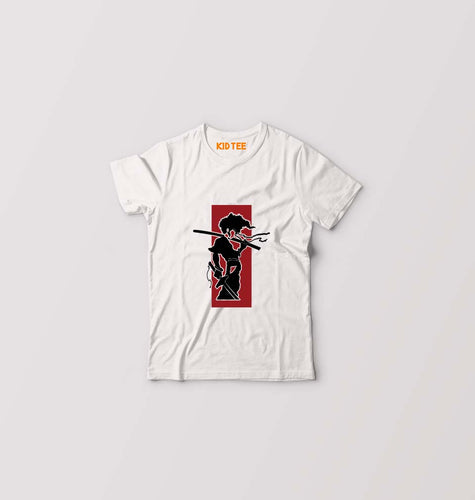 Afro Samurai Kids T-Shirt for Boy/Girl-White-Ektarfa.online