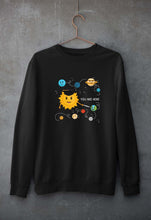 Load image into Gallery viewer, Solar System Unisex Sweatshirt for Men/Women-S(40 Inches)-Black-Ektarfa.online
