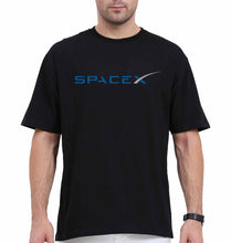Load image into Gallery viewer, SpaceX Oversized T-Shirt for Men-Black-Ektarfa.online
