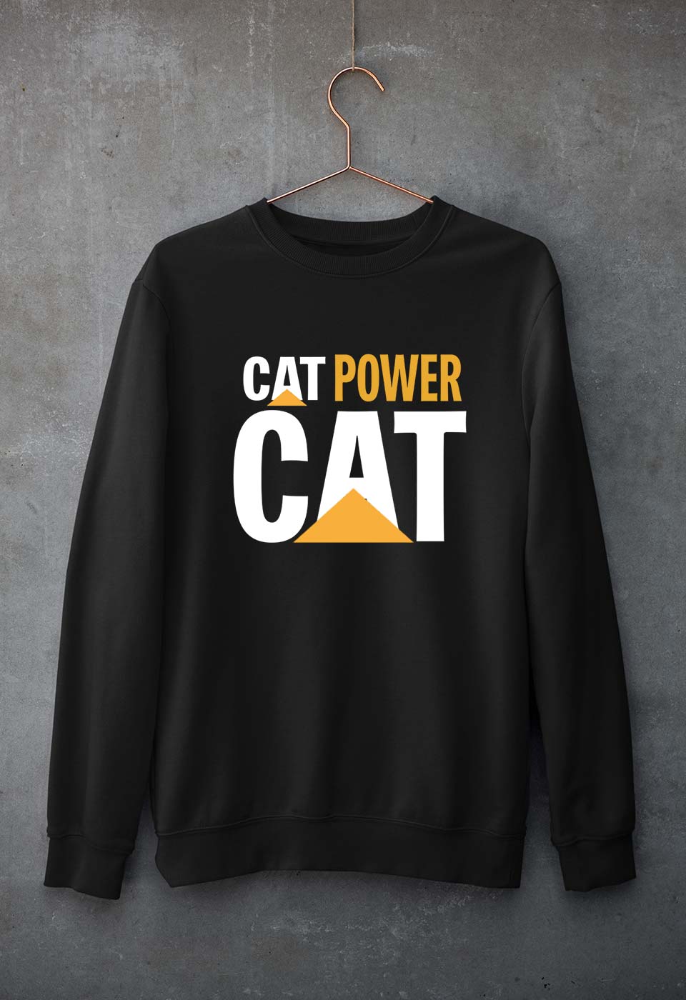 Cat Power Unisex Sweatshirt for Men/Women-Black-Ektarfa.online